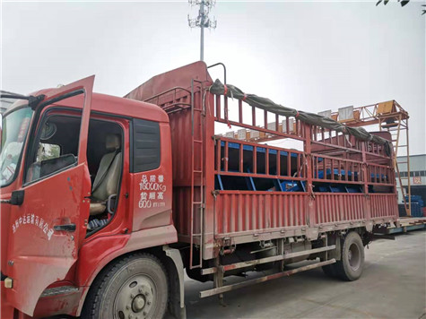 發往河南靈寶的蓋梁鋼模板走起