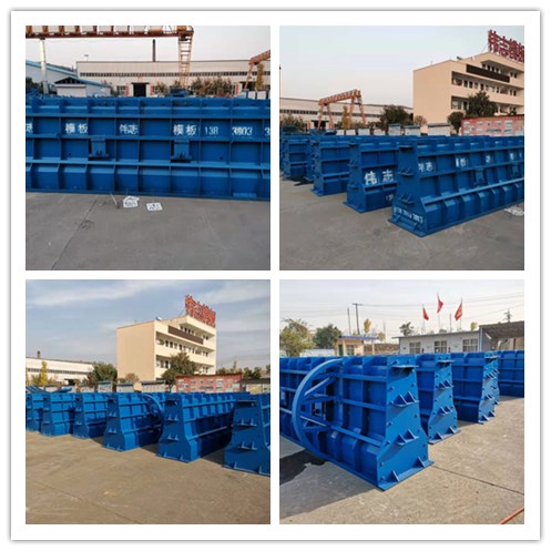 護欄鋼模板“排好隊”整裝待發